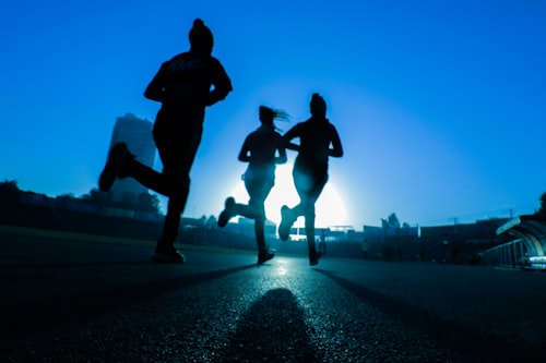 Adult focusing on healthy routines